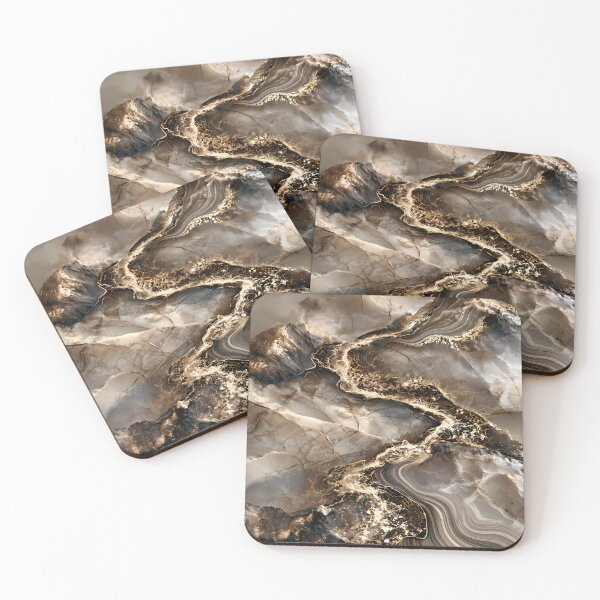 Item preview, Beige Gold Marble River designed and sold by CosmicGlyph.