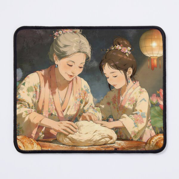 Item preview, Mom and Daughter Baking Bread designed and sold by M-Y-A-R-T-.