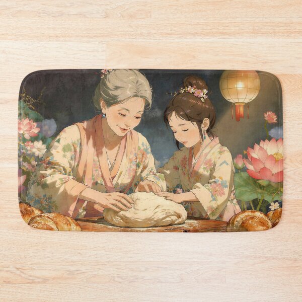Item preview, Mom and Daughter Baking Bread designed and sold by M-Y-A-R-T-.