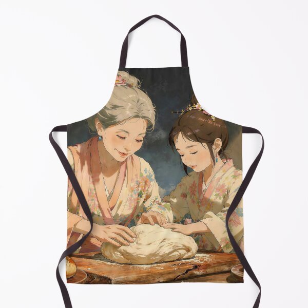 Item preview, Mom and Daughter Baking Bread designed and sold by M-Y-A-R-T-.