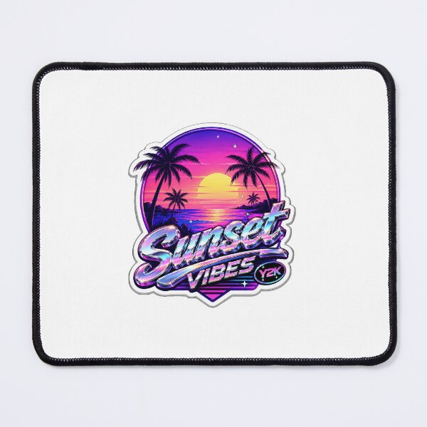 Item preview, Sunset Vibes Y2K Sticker designed and sold by blossomfun.