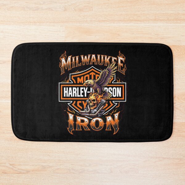 Item preview, Milwaukee Iron Harley Davidson Vintage Freedom Rider Artwork designed and sold by enzoade.