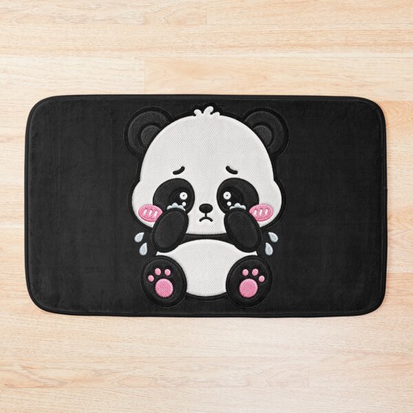 Item preview, Kawaii Crying Panda Embroidery Patch Cute Chibi Animal designed and sold by ColorSplash123.