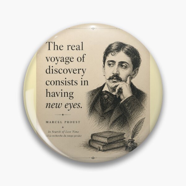 Item preview, Marcel Proust Quote Vintage Literary Art Print Shirt designed and sold by ThreadTheory976.