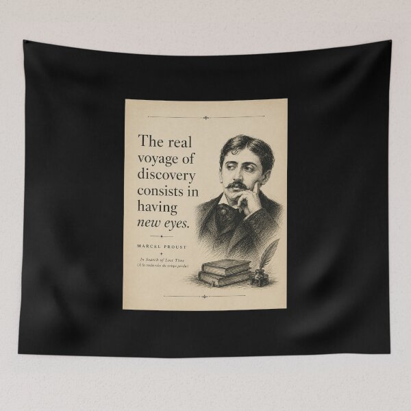 Item preview, Marcel Proust Quote Vintage Literary Art Print Shirt designed and sold by ThreadTheory976.