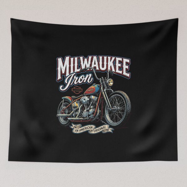 Item preview, Milwaukee Iron Harley Davidson Open Highway Graphic designed and sold by enzoade.