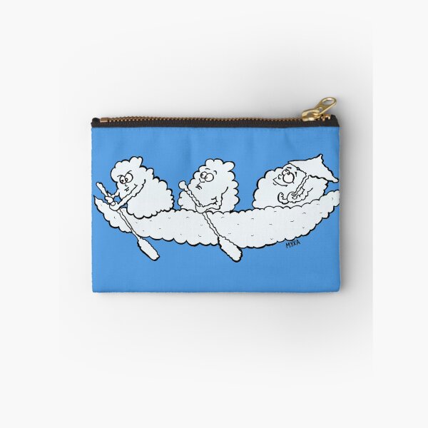 Item preview, Sky Teamwork – Funny Rowing Clouds Illustration designed and sold by MyxaART.