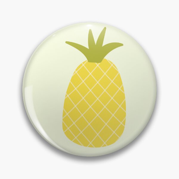 Item preview, Flat Style Yellow Pineapple Cutout – Tropical Ananas Minimal Design designed and sold by EmeraldeaDesign.