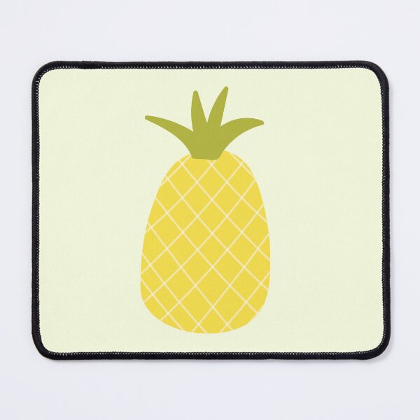 Item preview, Flat Style Yellow Pineapple Cutout – Tropical Ananas Minimal Design designed and sold by EmeraldeaDesign.