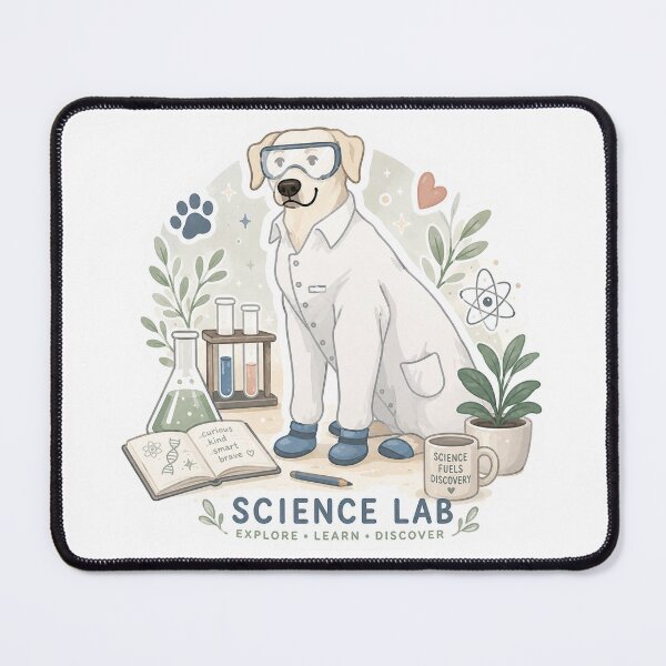 Item preview, Science lab, lab dog, science dog designed and sold by labstud.