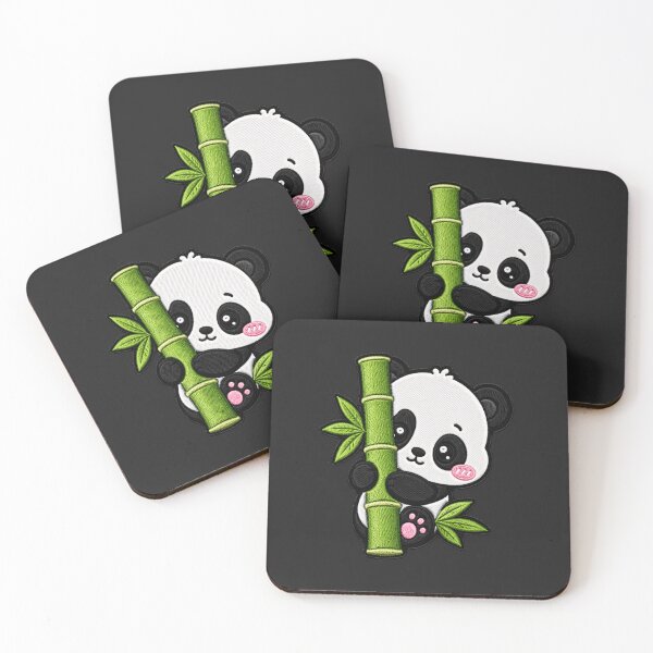 Item preview, Kawaii Panda Peek Embroidery Patch Cute Chibi Animal designed and sold by ColorSplash123.