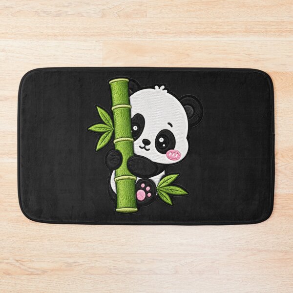 Item preview, Kawaii Panda Peek Embroidery Patch Cute Chibi Animal designed and sold by ColorSplash123.