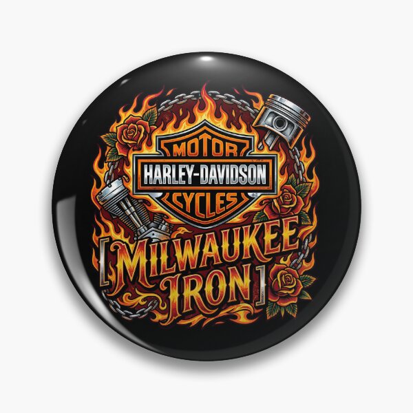 Artikelvorschau, Milwaukee Iron Harley Davidson Bold Motorcycle Spirit Artwork entworfen und verkauft von enzoade.