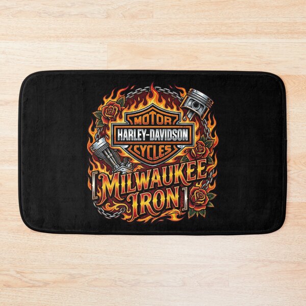 Item preview, Milwaukee Iron Harley Davidson Bold Motorcycle Spirit Artwork designed and sold by enzoade.