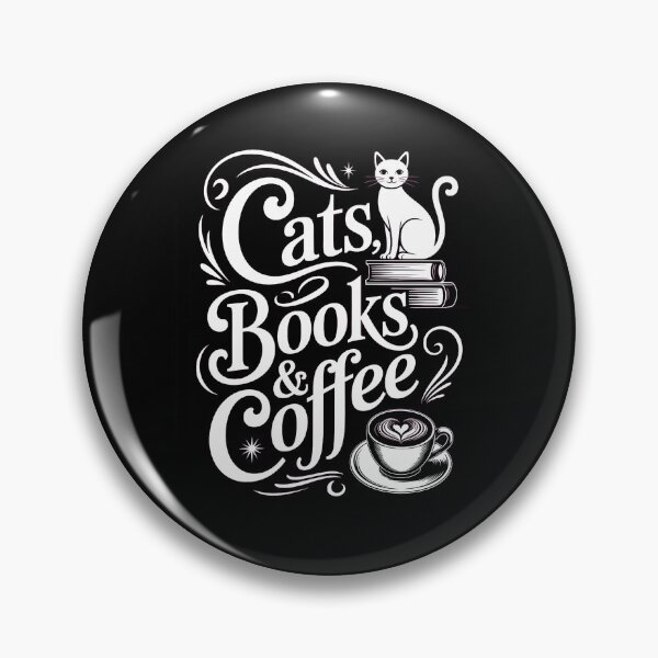 Item preview, Cats Books Coffee Book Lover designed and sold by sailorjessiArt.