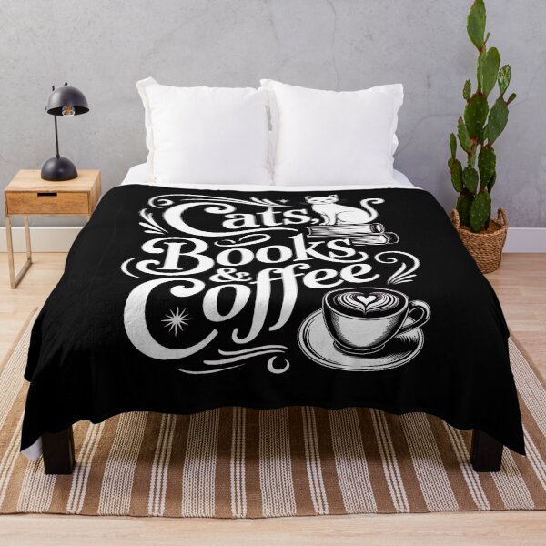 Item preview, Cats Books Coffee Book Lover designed and sold by sailorjessiArt.