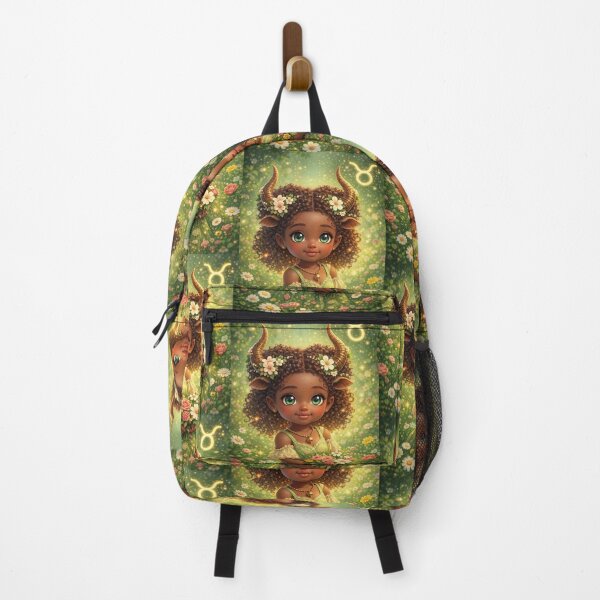 Item preview, Lil Taurus Zodiac Kid ♉ Cute Black Zodiac Earth Sign Art designed and sold by Bonitivity Zodiacs.