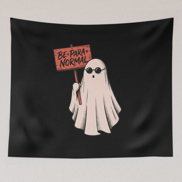 Item preview, Be Paranormal Ghost Pun designed and sold by AdyKurniawan.