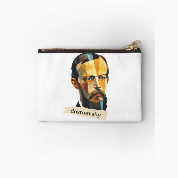 Item preview, Dostoevsky – Literary Collage Portrait Art Print | Russian Literature Philosophy Poster designed and sold by OzzFrequency.
