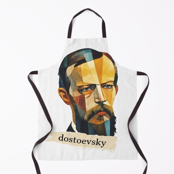 Item preview, Dostoevsky – Literary Collage Portrait Art Print | Russian Literature Philosophy Poster designed and sold by OzzFrequency.