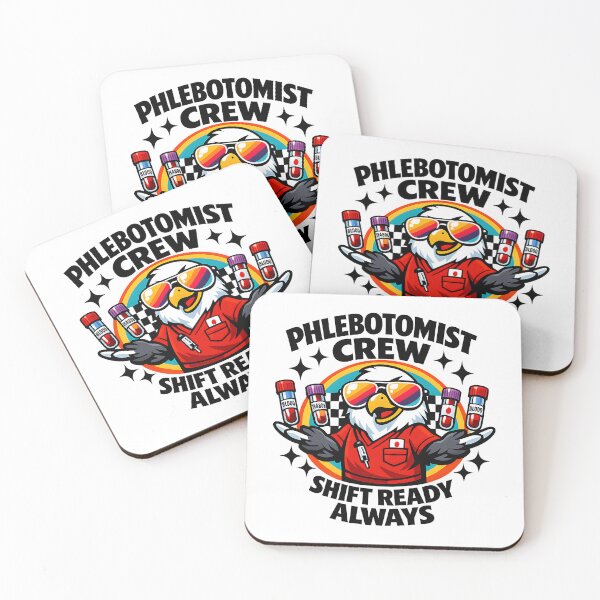 Item preview, Cool Bird Phlebotomist Crew Meme Retro Sunglasses Medical Tech Sticker | National Phlebotomist Recognition Week Gift designed and sold by ClinicalHubs.