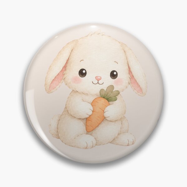 Item preview, Bunny and Carrot Cottagecore Pattern designed and sold by Aoei08.
