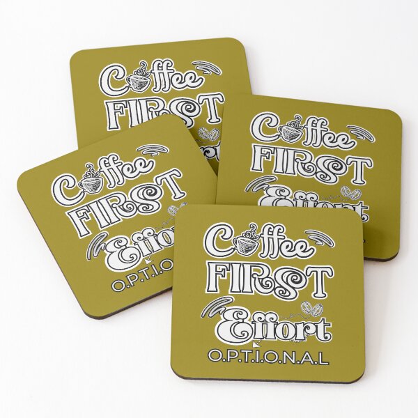 Item preview, Coffee First Typography Design | Funny Coffee Lover Quote Aesthetic designed and sold by 5Petals.