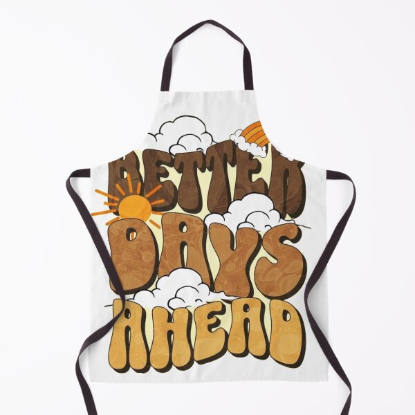 Item preview, Better Days Ahead Retro Aesthetic Typography Design designed and sold by The craft.