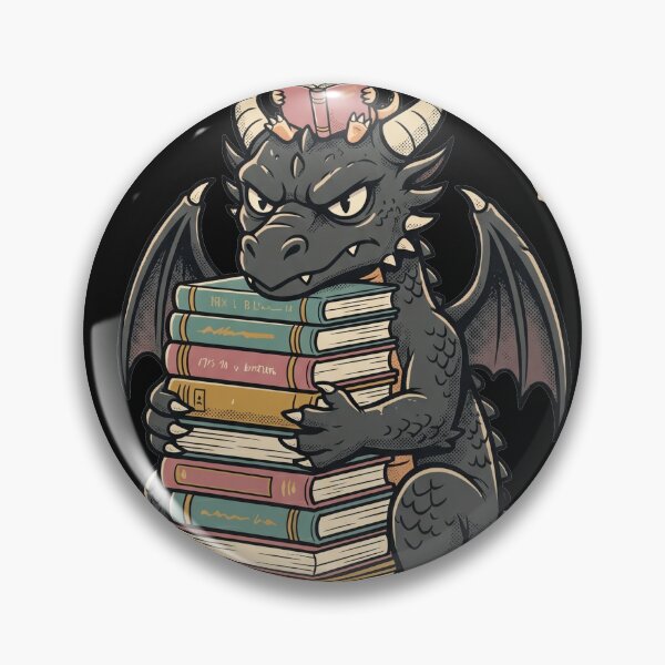 Item preview, Go Away I'm Reading Dragon designed and sold by AdyKurniawan.