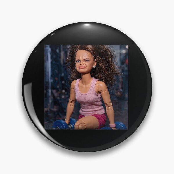 Item preview, Funny Gym Angry Disgusted Doll Reaction Face Meme  designed and sold by Bralipse.