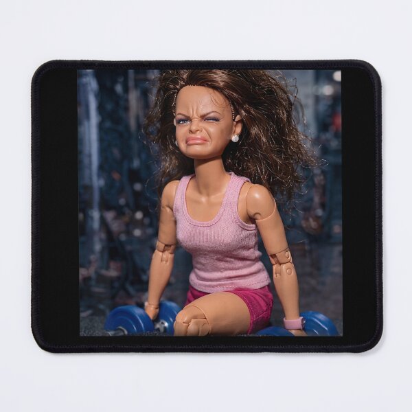 Item preview, Funny Gym Angry Disgusted Doll Reaction Face Meme  designed and sold by Bralipse.