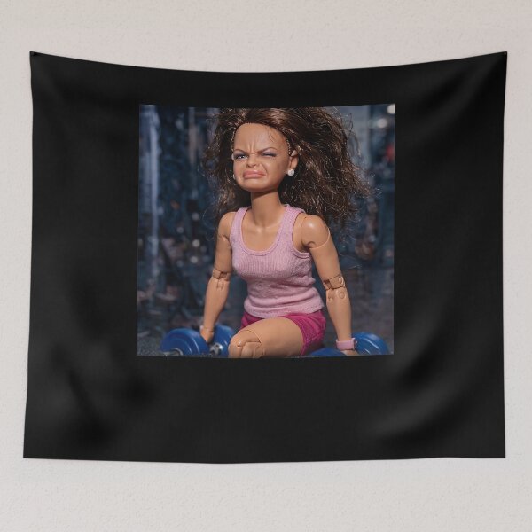 Item preview, Funny Gym Angry Disgusted Doll Reaction Face Meme  designed and sold by Bralipse.