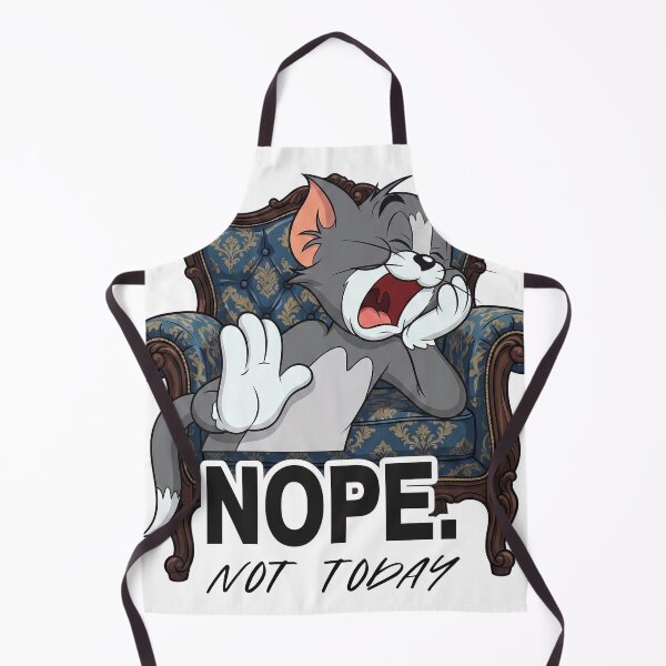 Item preview, Nope Not Today Lazy Cat Funny Sarcastic T-Shirt designed and sold by CrystalMineArts.