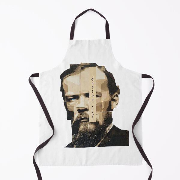 Item preview, Dostoevsky – Literary Collage Portrait Art Print | Russian Literature Philosophy Poster designed and sold by OzzFrequency.