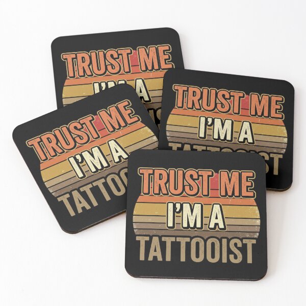 Item preview, Trust Me I'm A Tattooist - Retro Vintage Tattoo Artist Quote designed and sold by CreatedbyKandJ.