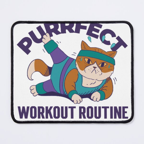 Item preview, Funny Fitness Cat - Keep Going Workout Pun designed and sold by GenZFashion000.