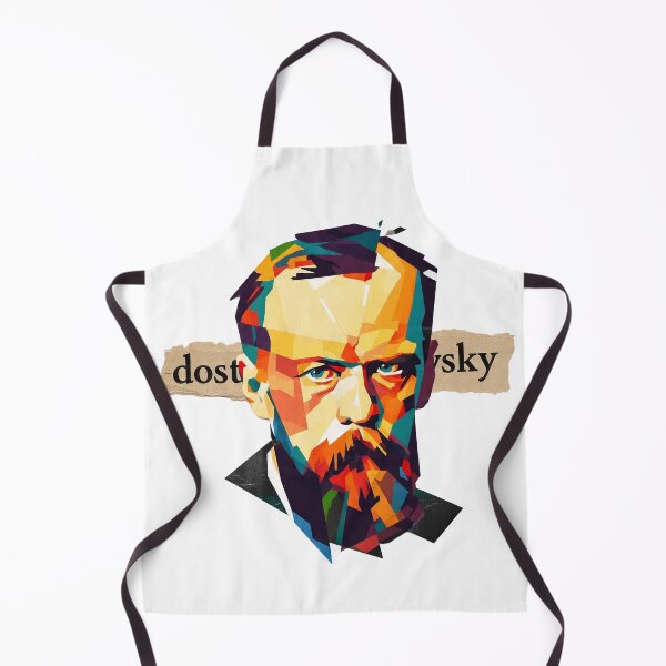 Item preview, Dostoevsky – Literary Collage Portrait Art Print | Russian Literature Philosophy Poster designed and sold by OzzFrequency.