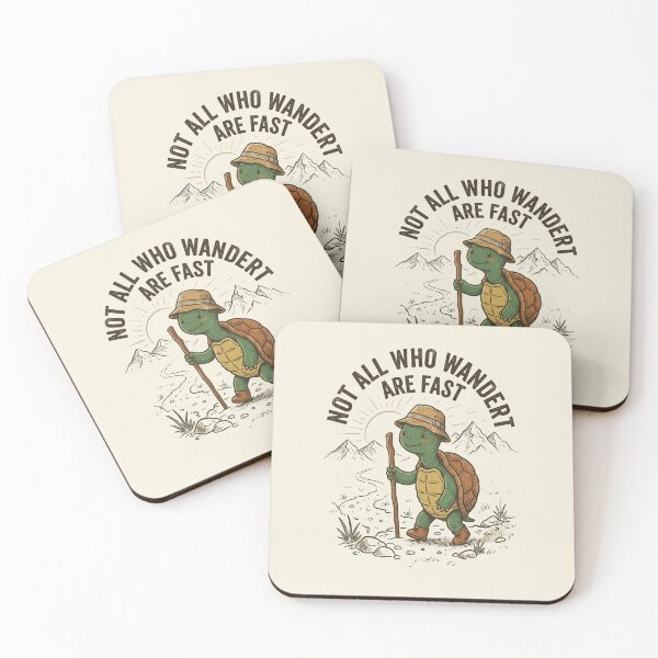 Item preview, Hiking Turtle Slow Wanderer designed and sold by AdyKurniawan.