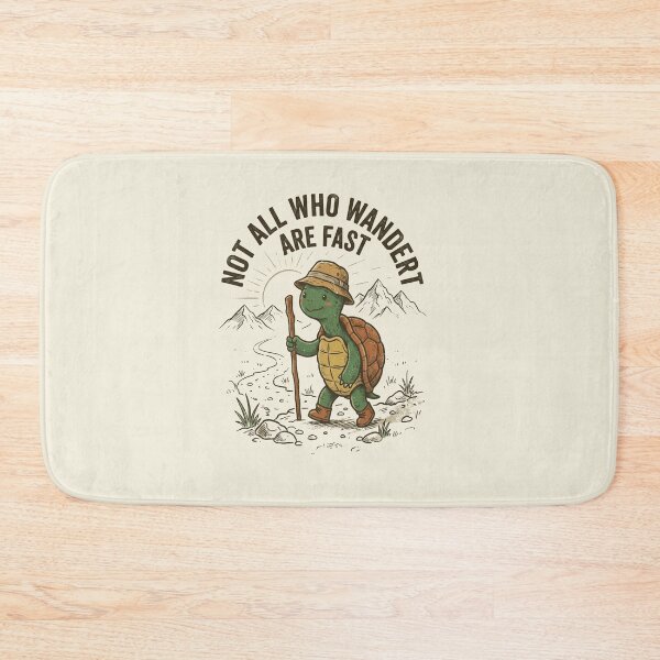 Item preview, Hiking Turtle Slow Wanderer designed and sold by AdyKurniawan.