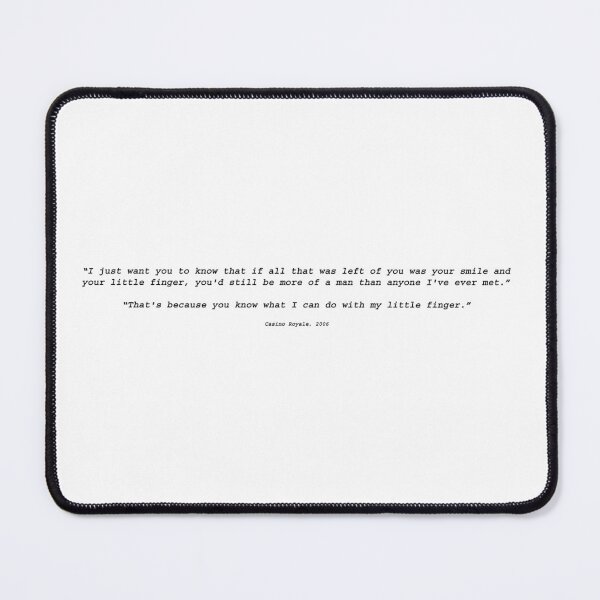 Item preview, 007 & Vesper - only quote designed and sold by kristaltea.