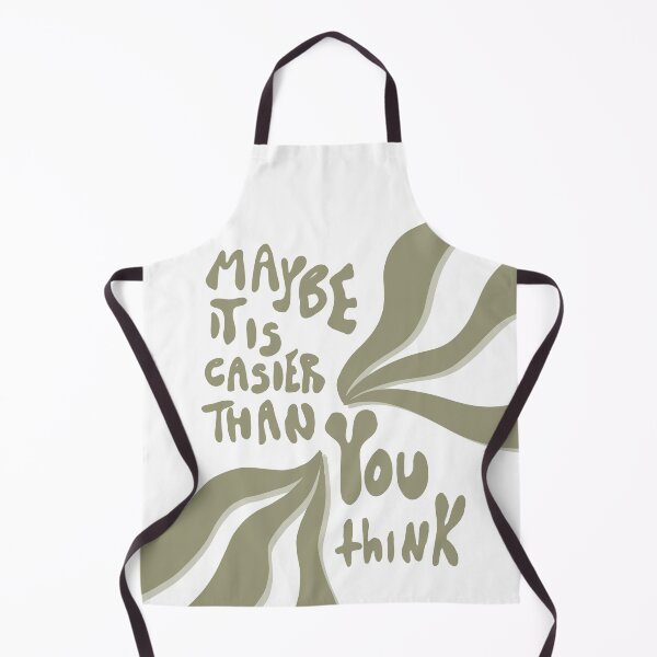 Item preview, Maybe It Is Easier Than You Think Typography Art designed and sold by Barelythere2324.
