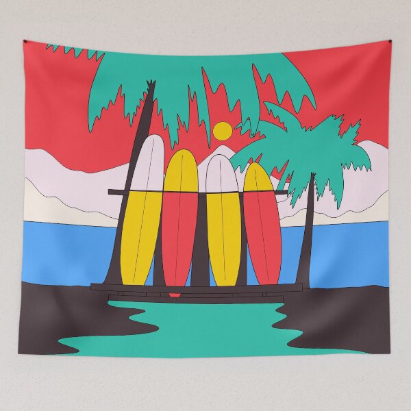 Item preview, The surfboards  designed and sold by Swadeillustrations.