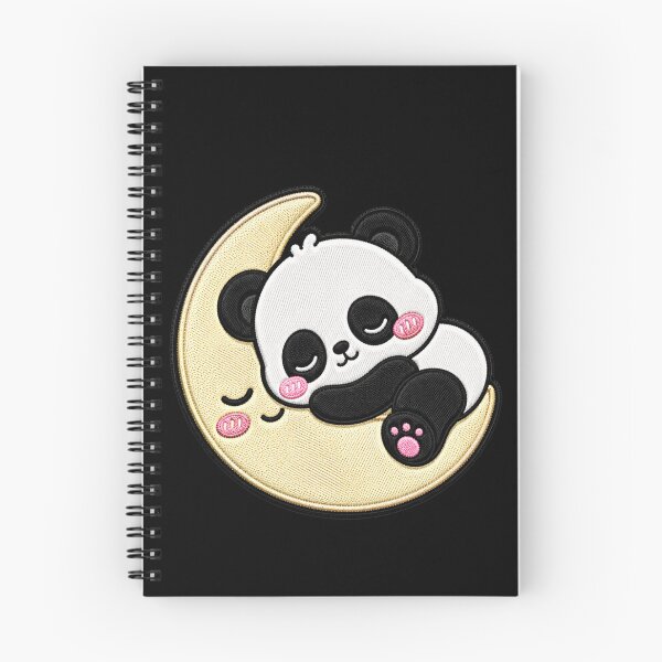 Item preview, Kawaii Sleeping Panda Embroidery Patch Cute Chibi Animal designed and sold by ColorSplash123.