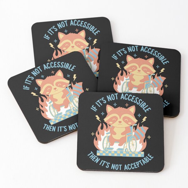 Item preview, Disability Awareness Not Accessible Not Acceptable designed and sold by LuminOrb.