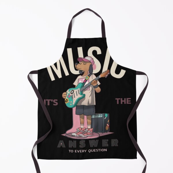 Item preview, Music is the Answer - Indie Rock Dog Guitarist designed and sold by GenZFashion000.