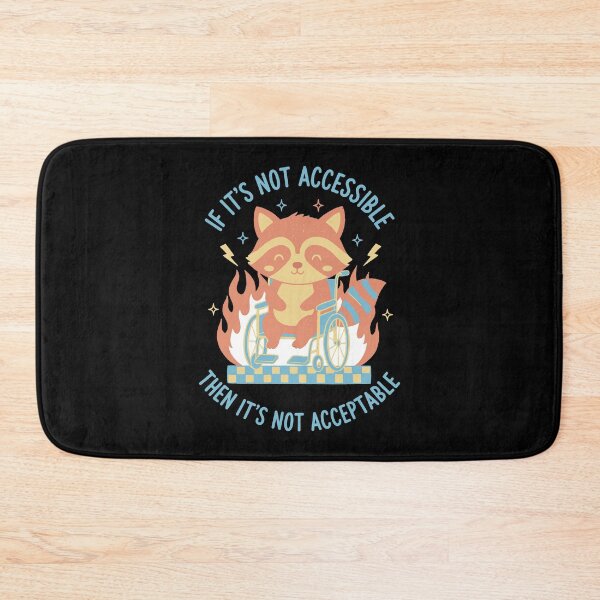 Item preview, Disability Awareness Not Accessible Not Acceptable designed and sold by LuminOrb.