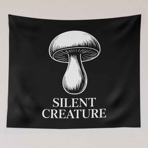 Item preview, Silent Creature Aesthetic Vintage Mushroom designed and sold by NaturEdeN.