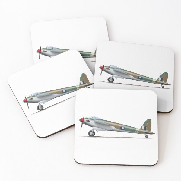 Artikelvorschau, Mosquito T.III A52-1004 RAAF 1943 entworfen und verkauft von Grubby Fingers Aircraft Illustration.