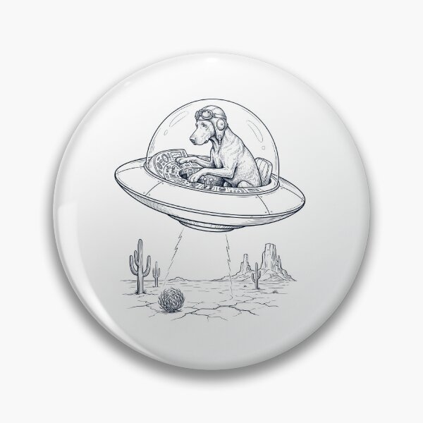 Item preview, Vintage Weimaraner Riding UFO Dog Mom Dad Lover designed and sold by DoodleTortle.
