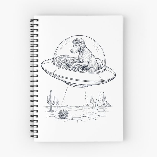 Item preview, Vintage Weimaraner Riding UFO Dog Mom Dad Lover designed and sold by DoodleTortle.